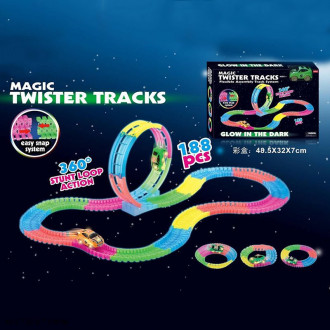 Трек Magic Track 323 (24шт/2) 188 дет, в коробке 48,5*32*7 см