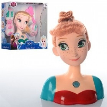 Кукла S38 Фроузен Frozen голова для причесок, 20см