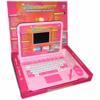 Компьютер PLAY SMART 7025/7026 40упр. с мышкой и стилусом голубой или розовый