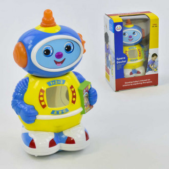 Робот Космический доктор 506 (48/2) песня на англ. языке, подсветка, движение от батареек, свет, в коробке