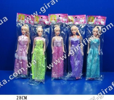 Кукла типа Барби CJ0901-2 5 видов, в пакете 28 см.
