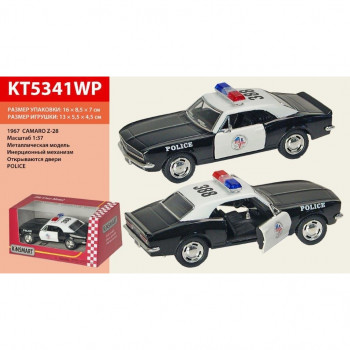 Машина металл &quot;KINSMART &quot; KT5341WP  Chevrolet Camaro Z/28 полиция