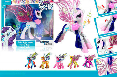 Пони My Little Pony SM2012 музыкальная, шарнирная, с крыльями