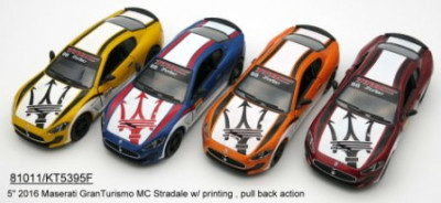 Модель легковая KT5395FW 5&quot; 2016 Maserati GranTurismo MC Stradale метал.инерц.откр.дв.кор./96/