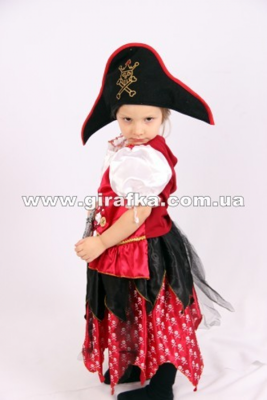 Прокат в Запорожье костюм Пиратки детский 5-8 лет Фото