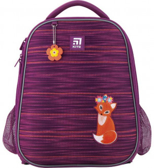 Рюкзак школьный каркасный Kite Education Fox для девочек 995 г 38 x 29 x 16 см 31 л Розовый (K20-531M-3)