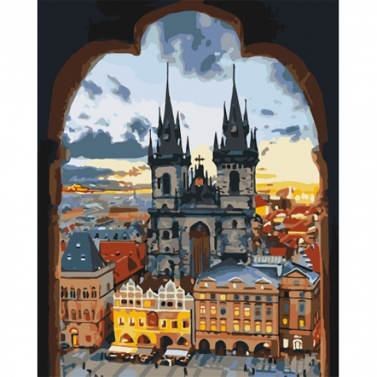 Картины по номерам - Злата Прага (КНО3568) Фото