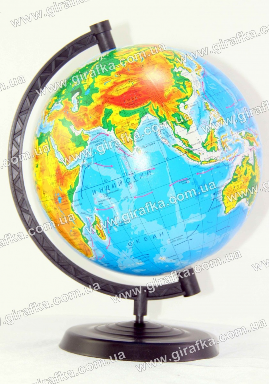 Глобус 110 мм физический Фото
