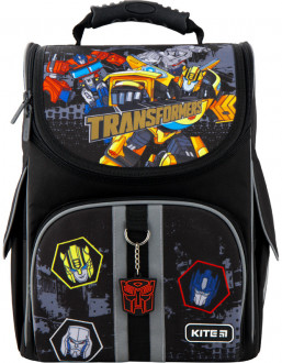 Рюкзак школьный каркасный Kite Education Transformers-1 для мальчиков 950 г 35х25х13 см 11.5 л Черный (TF20-501S-1)