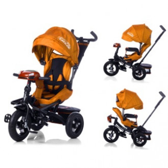 Детский трёхколёсный оранжевый велосипед Tilly (CAYMAN T-381)