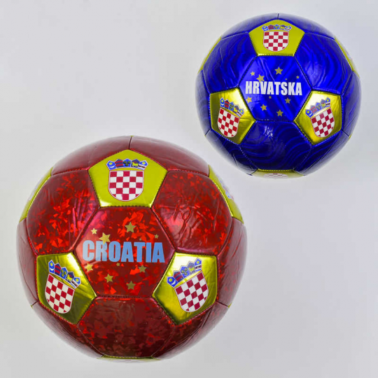 Мяч футбольный С 34399 (60) 2 вида, 330 грамм, материал - мягкий PVC Фото
