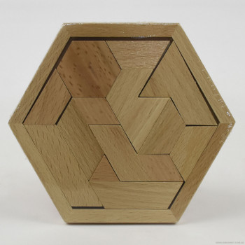 Деревянная игрушка логика головоломка шестигранник
