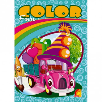 Книга дитяча &quot; Дитяча творчість Fun color. Машинки&quot; (Р), 23*17см