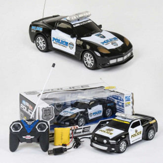 Машина на р/у YD 898 - T63 &quot;Полиция&quot;, аккумулятор 3.6V, свет мигалок, 2 вида, в коробке