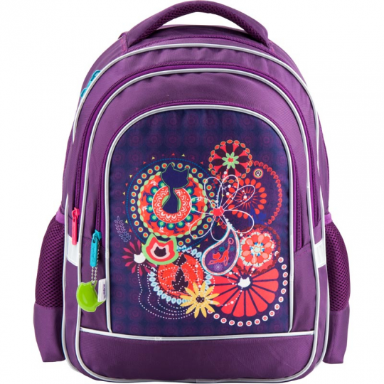 Рюкзак школьный Kite Education для девочек 38 x 29 x 13 см 14 л Цветы (K18-509S) Фото