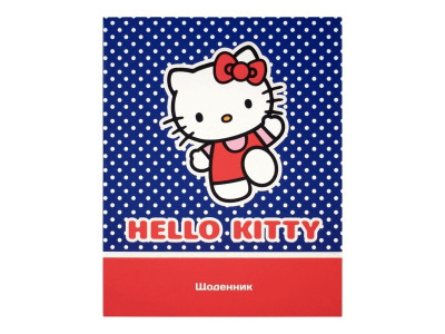 Дневник школьный, глиттер Hello Kitty-4
