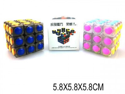 Кубик Рубика YJ8303 (240шт/2) 2 цвета микс, в коробке 5, 8см