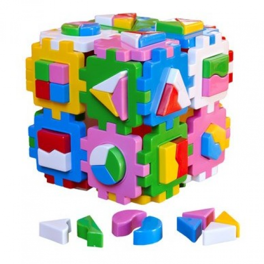 Куб - сортер умный малыш Суперлогика Фото