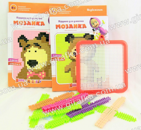 Мозаика игрушка для умнички Маша и Медведь Фото