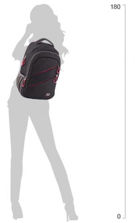 Рюкзак молодежный GoPack 0.85 кг 50x33x15 см 27 Черный (GO19-110XL-1) Фото