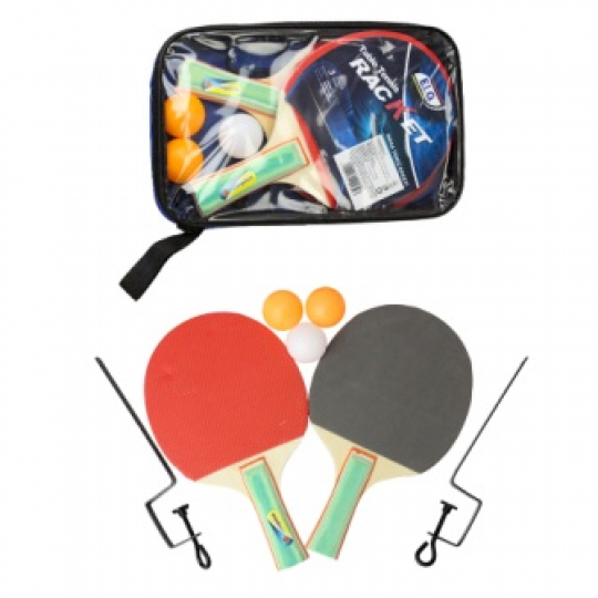 Теннис наст.BT-PPS-0049 ракетки (1,1см,цвет.ручка)+2мяча+сетка сумка Фото