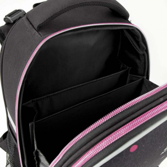 Рюкзак школьный каркасный Kite Education Catsline для девочек 995 г 38 x 29 x 16 см 16 л Черный (K20-531M-5) Фото