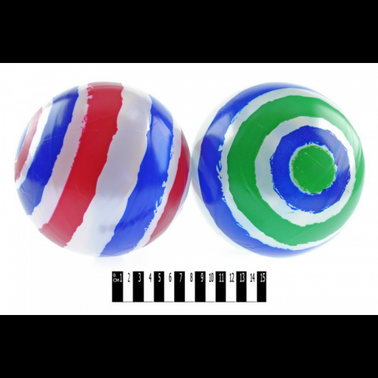 Мяч резиновый цветной 9 дюймов Фото