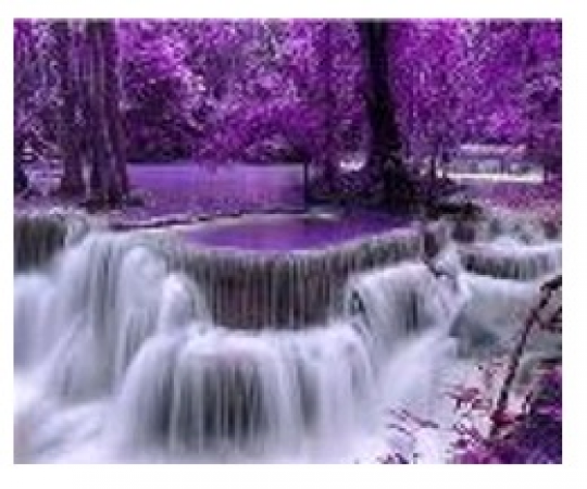 Картина по номерам &quot;Фиолетовый водопад&quot; 40*50см,крас.-акрил,кисть-3шт.(1*30) Фото