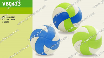 Мяч волейбол VB0413 (60шт) PVC 280г 4 цвета