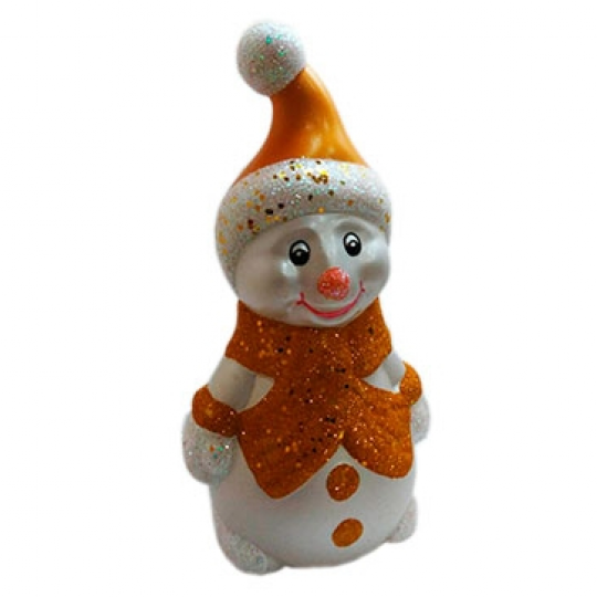 Новогодняя фигура Снеговик 29*15см пластик Фото