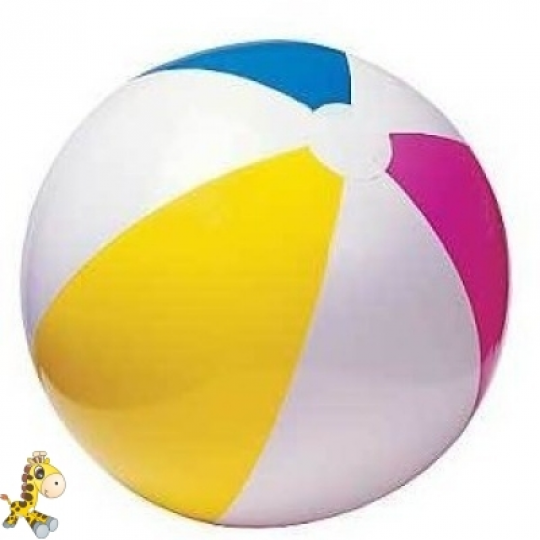 Надувной мяч Intex 59030, разноцветный 61 см Фото