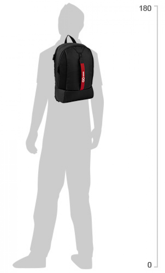 Рюкзак для города GoPack Сity унисекс 450 г 44.5 х 30 х 11 см 16.5 л Черный (GO20-151L) Фото