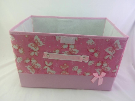 Ящик для хранения розовый&quot;Бабочки&quot; Фото