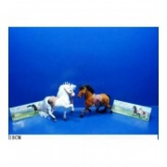Животные флоксовые 321-4 лошадь, 2 вида, в пакете 18см Фото