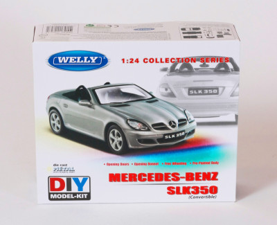 Машина Welly, &quot;Mercedes-Benz SLK &quot;, метал., масштаб 1:24, в кор. 24*20*8см (6шт)
