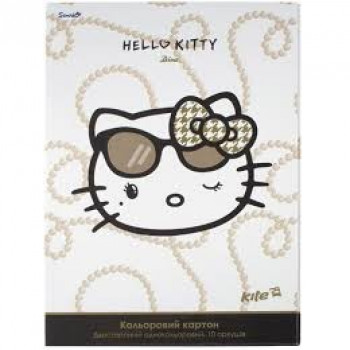 Картон цветной двусторонний А4 Hello Kitty