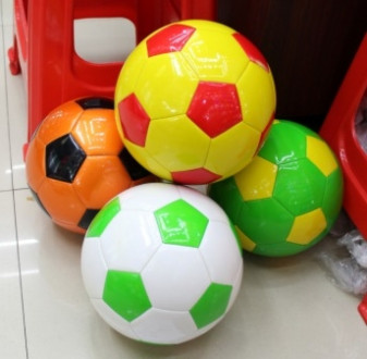 Мяч футбольный BT-FB-0160 PVC 320г 3цв.ш.к./60/