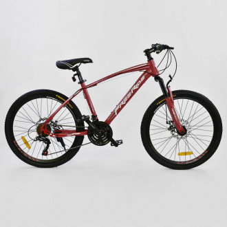 Велосипед Спортивный CORSO 24&quot;дюйма 0012 - 701 RED-WHITE Free Ride (1)