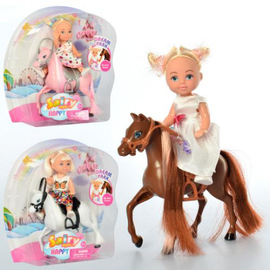 Кукла Defa 10,5см, лошадка, 3 вида, на планш. 18*19*6см (24шт) Фото