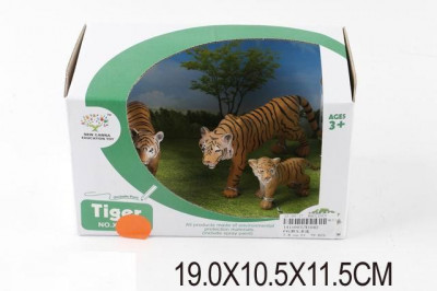 Животные X1042(72шт/2) Тигры, 3 шт в кор.19*10, 5*11см