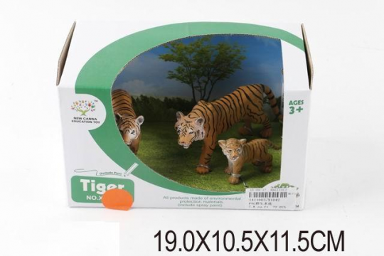 Животные X1042(72шт/2) Тигры, 3 шт в кор.19*10, 5*11см Фото