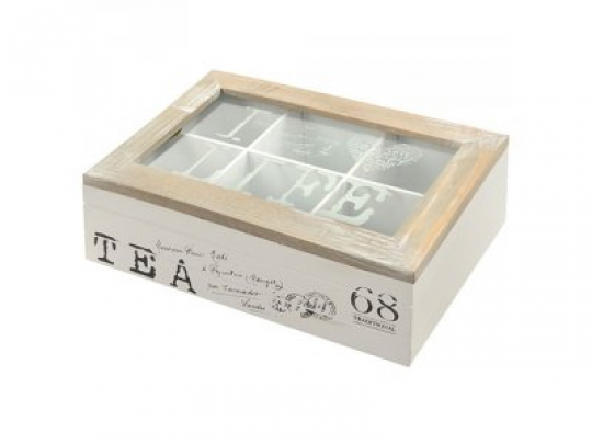 Коробка для хранения чая &quot;Tea&quot; 23*15.7*7.5см R22176 (24шт) Фото
