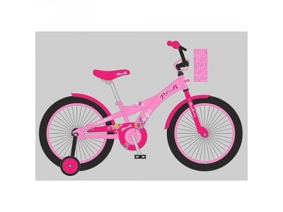 Велосипед детский PROF1 14д. T1461 (1шт) Original girl,розовый,звонок,доп.колеса