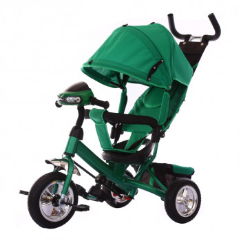 Зелёный детский трехколесный велосипед TILLY Trike T-346