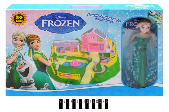 Домик для кукол &quot;Frozen&quot; 52*6*35 см. /24-2/ Фото