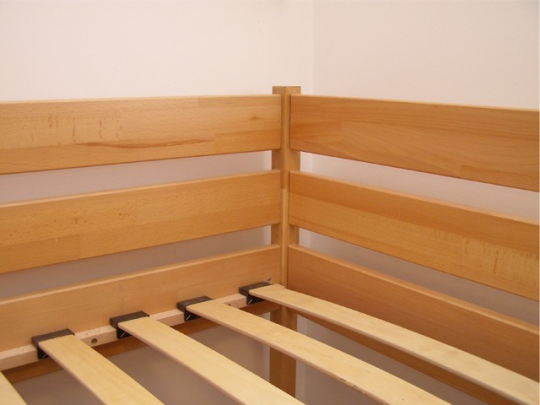 Двухэтажная кровать Дуэт, бук, спальное место 80*190 см Фото