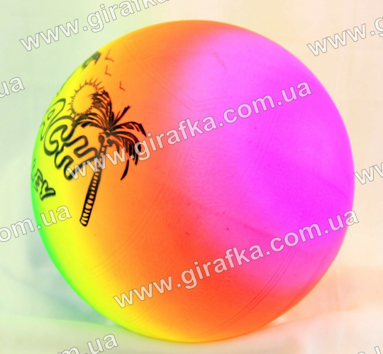 Мяч радужный Пляжный волейбол, резиновый Фото