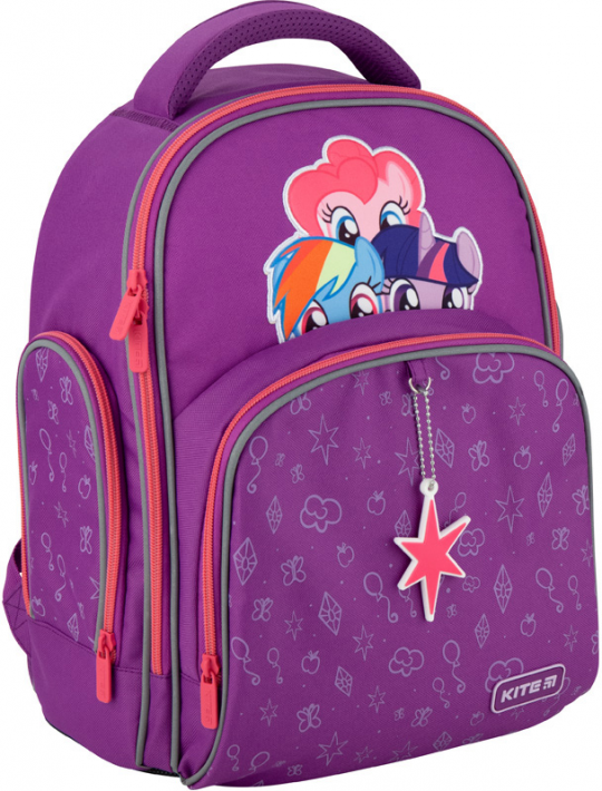 Рюкзак школьный Kite Education My Little Pony для девочек 760 г 38x29x16.5 см 15.5 л Фиолетовый (LP20-706S) Фото