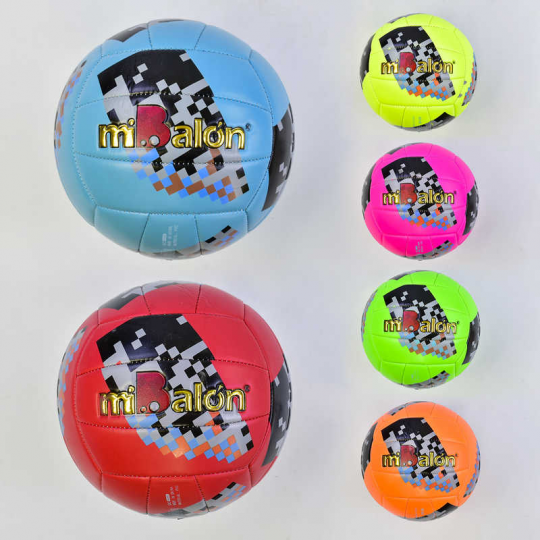 Мяч волейбольный С 34156 (60) 6 видов, 270-280 грамм, материал PVC Фото