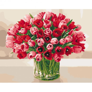 Картина по номерам - Палкі тюльпани (КНО3058)